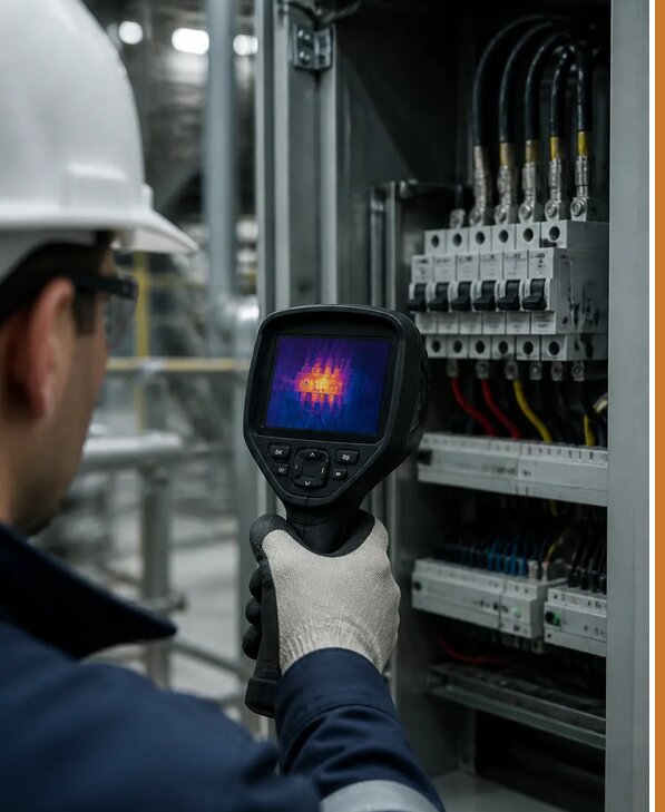 Тепловой контроль оборудования в Симферополе для безопасности работ